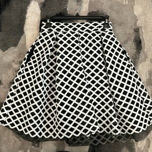 Maje black and white skirt